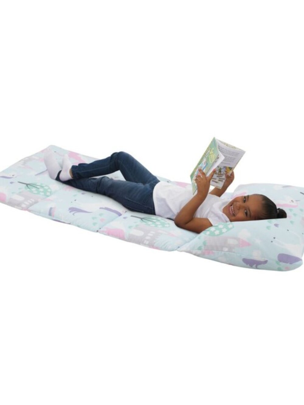 Unicorn & Rainbow Pastel toddler nap mat daycare